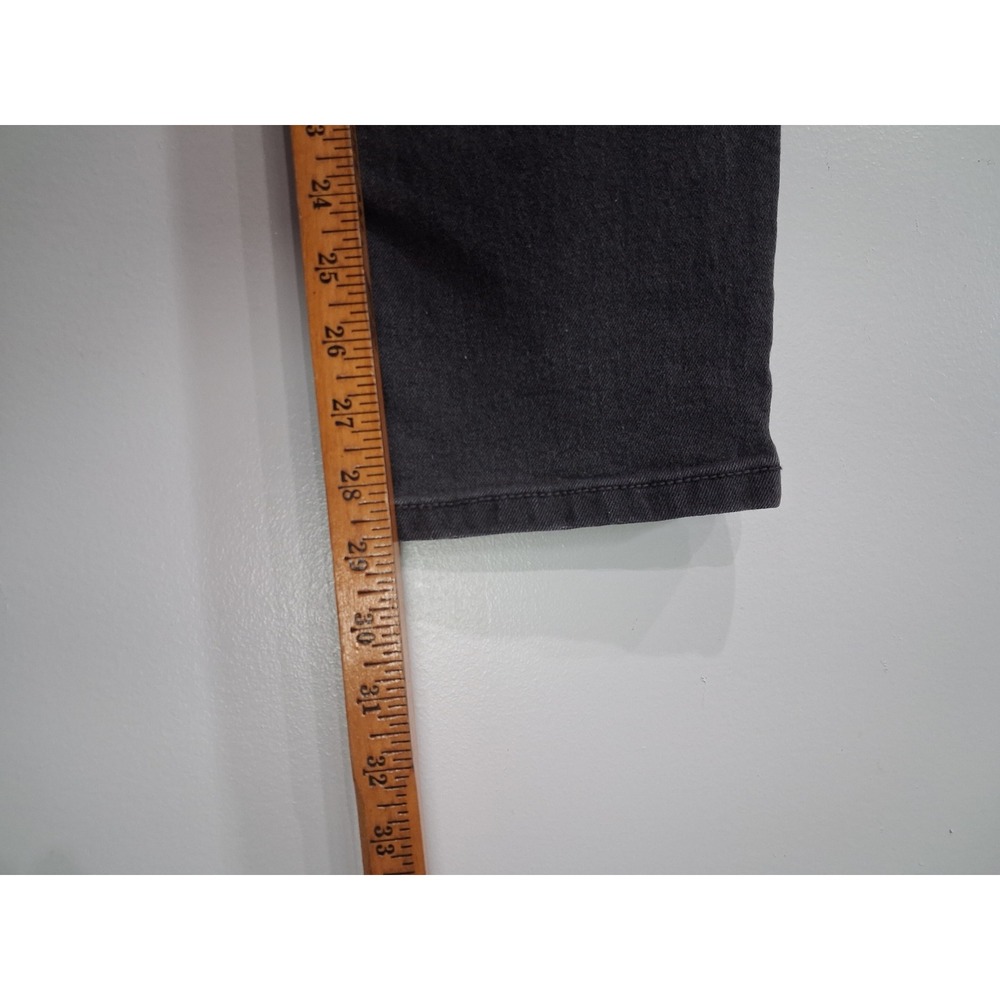 Paperdenim&cloth Mens Slim Straight Jeans Faded Black Stretch 32x30 (Actual 29) - Picture 5 of 6